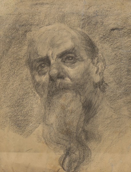 Study of a Man's Head, 1890-1900.