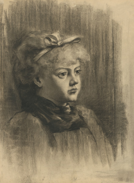 Portrait of a girl, 1894-1899.