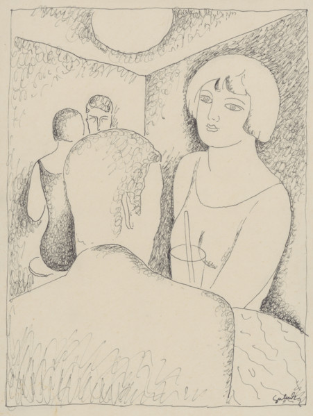 In the Café, around 1927.