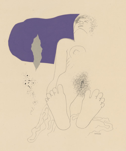 A reclining nude, 1929-1930.