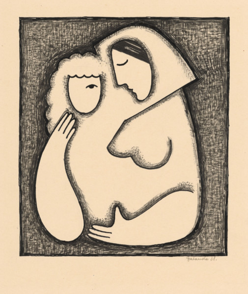 Girl's head, 1938.