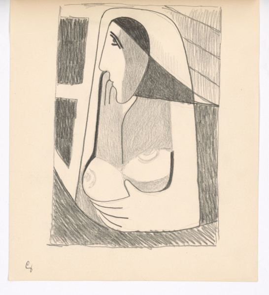 Woman by the window, 1938.