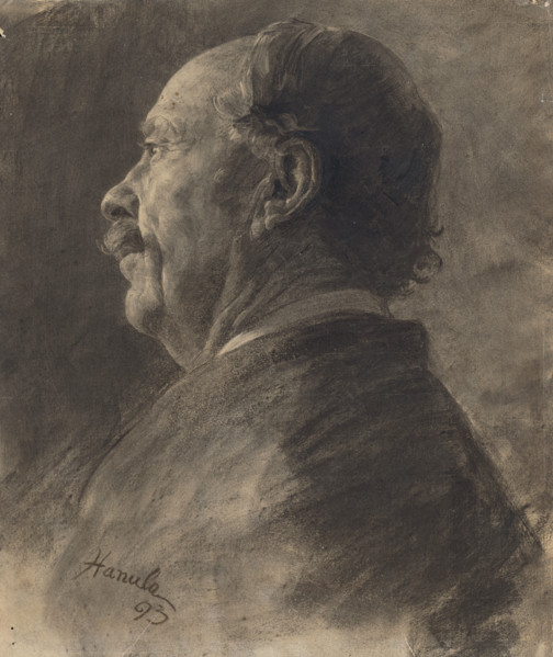 Study for a portrait of a man with a mustache, 1893.