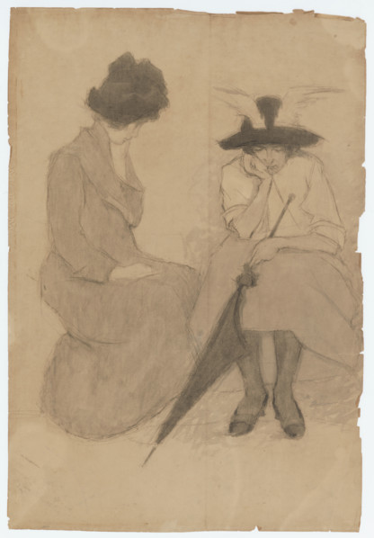 Seated Woman, around 1900-1910.