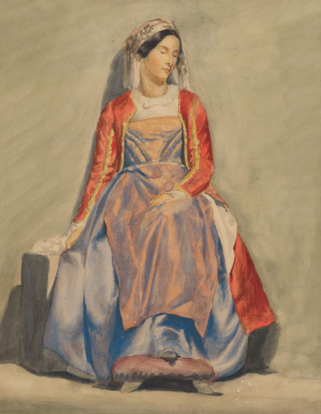 Woman in Albanian costume, 1851-1853.