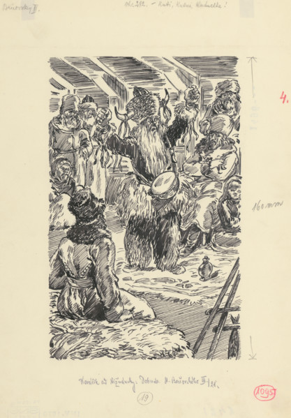 12.- Kutti, Kutui, Kutuchta, 1953. Additional Info: Illustration for the novel by J.Niznansky The