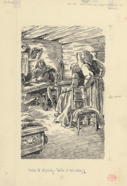 29.-I spent ten years in ports and on the seas, 1953. Additional Info: Illustration for the novel