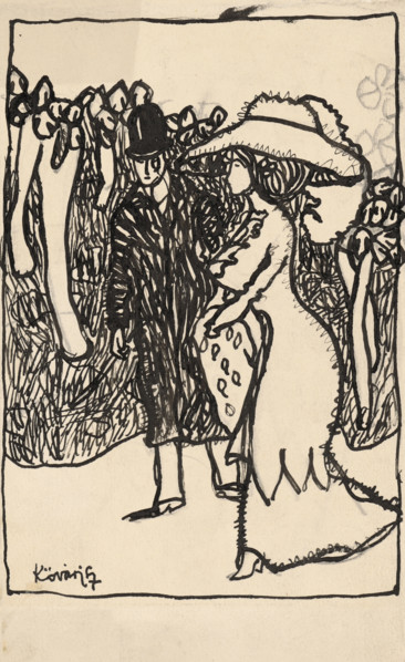 Fashionable sketch IV., 1908-1912.