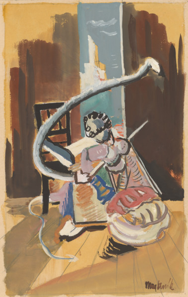 Study for a painting from a circus environment, around 1936.
