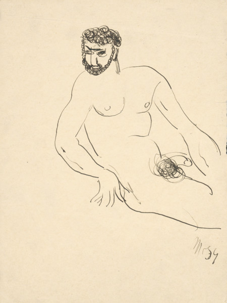 Seated Man, 1934.