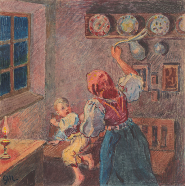 6.- Beating, 1932. Additional Info: Illustrations for the book - August Horislav skultéty. Speeches