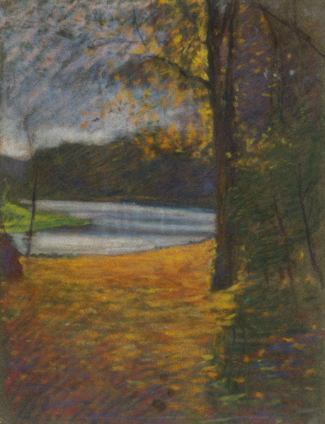 Autumn landscape, 1900-1910.