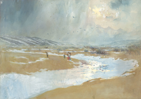 Spis Landscape in Winter, around 1879.