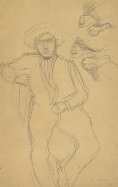Study of a young man, 1919.