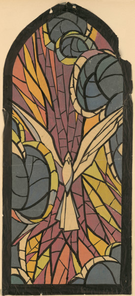 Design for a glass window III., 1940-1944.