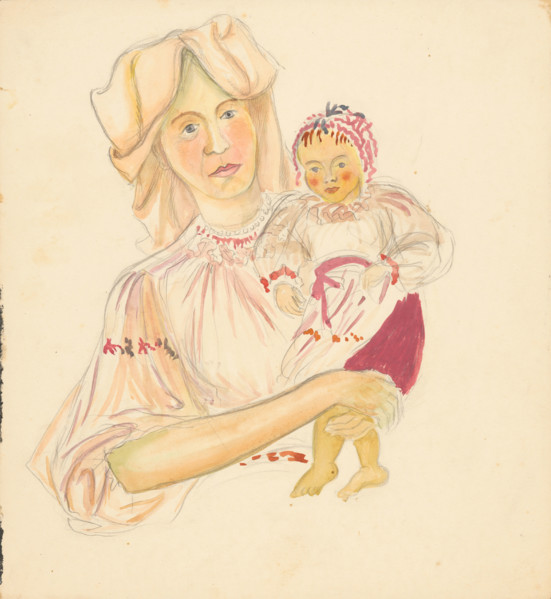 Mother with child, 1940/1944.