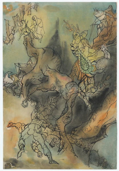 Study for a Full-Page Illustration for a Fairy Tale, 1940-1944.