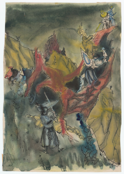 Study for a Full-Page Illustration for a Fairy Tale, 1940-1944.