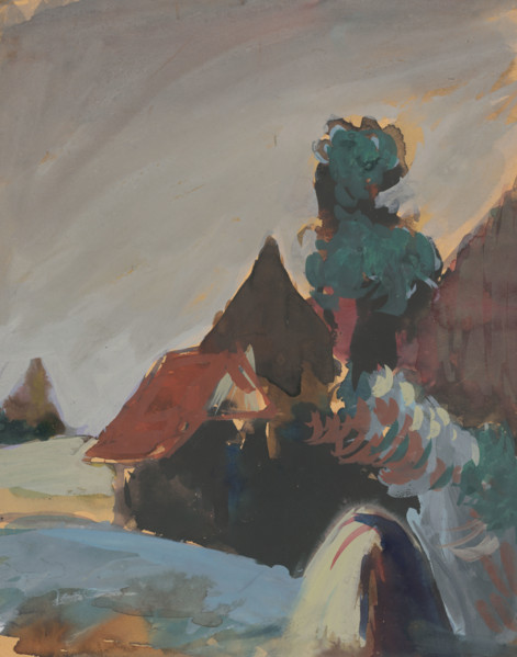 Village cottages, 1940/1944.