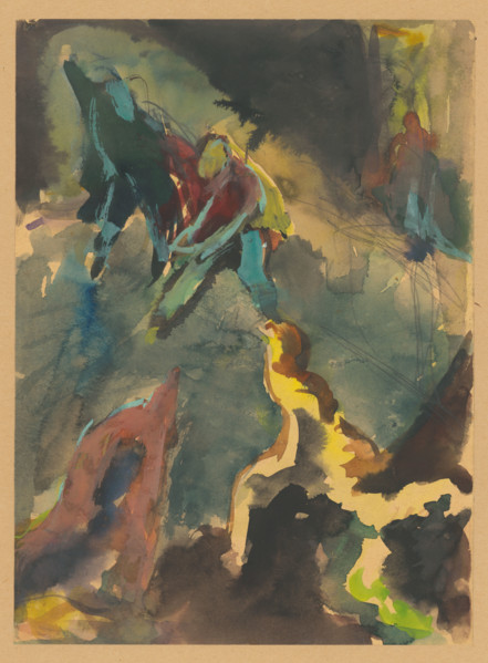 Figural composition (fight), 1940/1944.