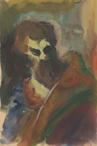 Man's head , 1940/1944.