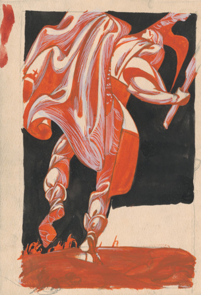 Study for the Cover Design for the Book by Stefan Graf, Juro Janosiak, 1940-1944.