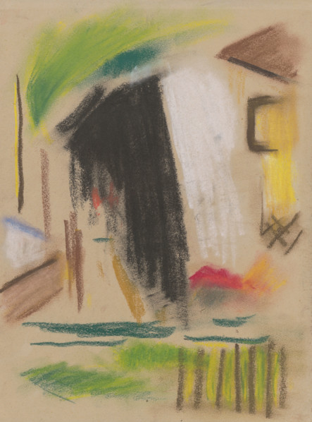 Little house with a fence, 1931-1932.