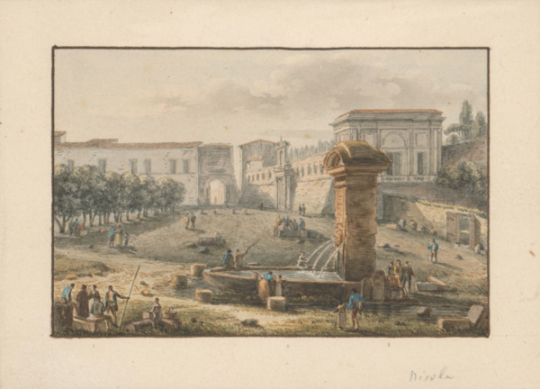 At the well, 2nd half 18th century.
