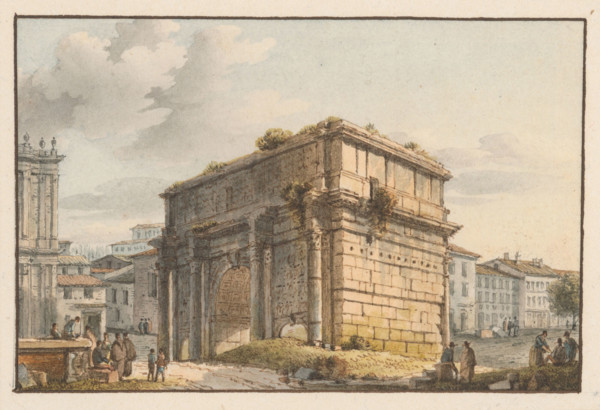 Triumphal arch in Rome, 1701/1800.