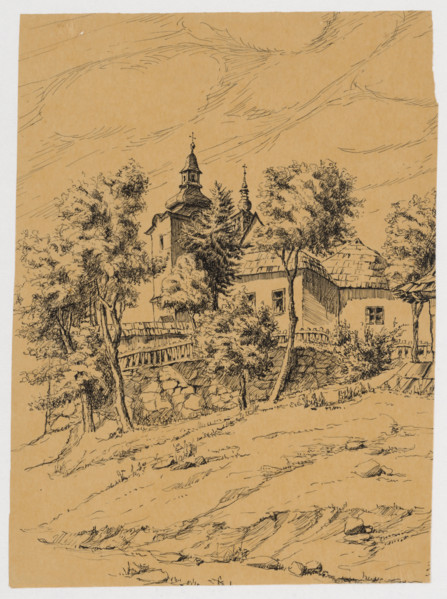 Church in Vienna, around 1920.