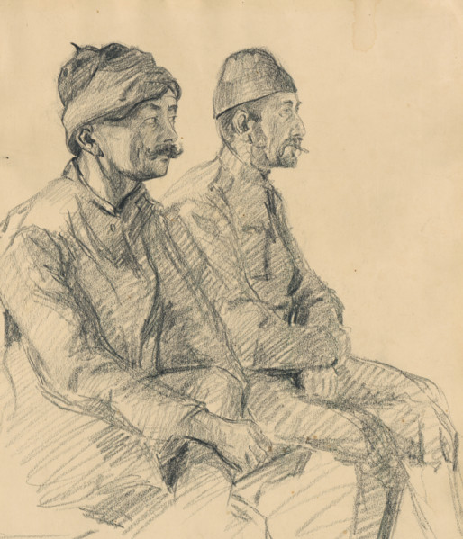 Study of Balkan types, 1890-1900.