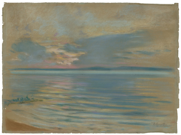 Landscape near Lake Balaton, 1920-1935.