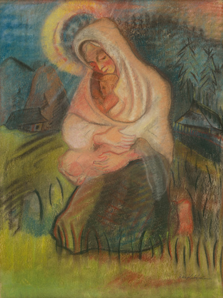 Mother with child, around 1940.