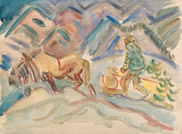 Wood collection, around 1940.