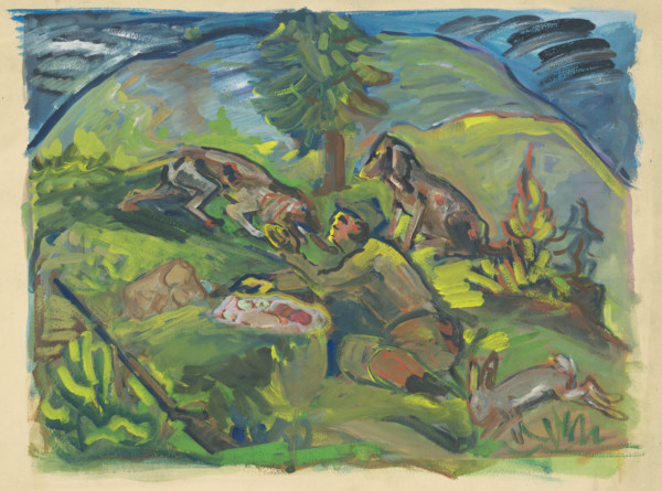Hunting motif, 1940-1943.