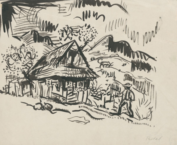 Mountain landscape, 1940 onwards.