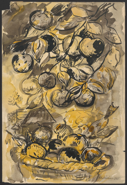 Still life with apples, 1940.