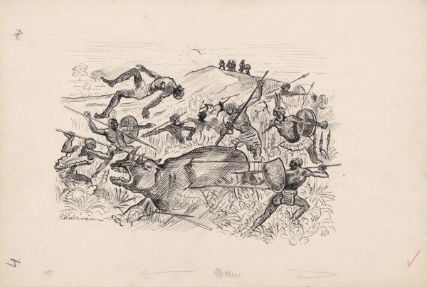 Stories in the wilderness - 5, 1939-1940.   Additional Info: Illustrations for the book - Ludo