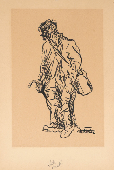 Figure of a man (Wanderer), 1935-1940.