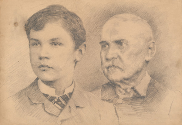 Double-portrait, around 1925.