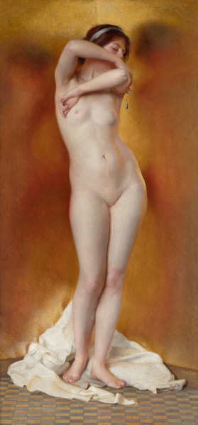 Glow of Gold, Gleam of Pearl, 1906. Creator: William McGregor Paxton.