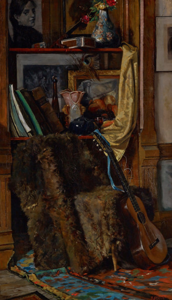 The Bachelor Boudoir (Corner of the Studio), about 1883. Creator: Charles Joseph Fiscus.