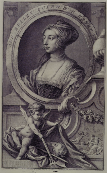 Ann Bullen Queen of K. Henry VIII, c1743-c1751. Creators: Jacobus Houbraken, George Vertue.