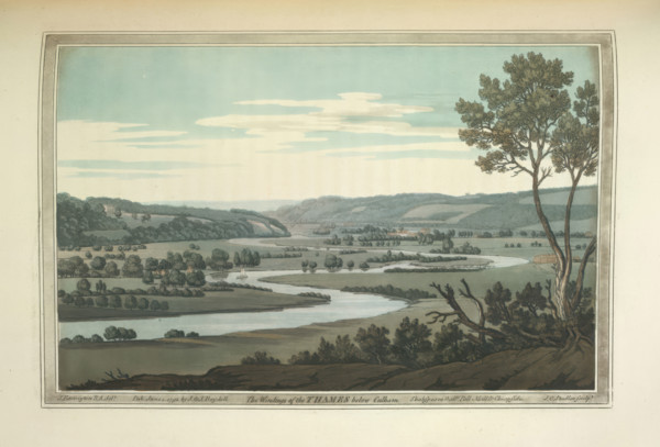 The River Thames, 1794, 1796. Creators: Joseph Farington, Joseph Constantine Stadler.