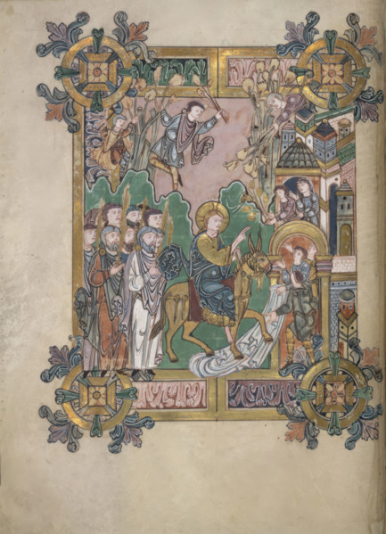 The Entry into Jerusalem, 971-984.  Creator: Unknown.