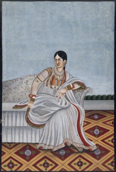 Indian dancing girl, c1780-1790.  Creator: Unknown.