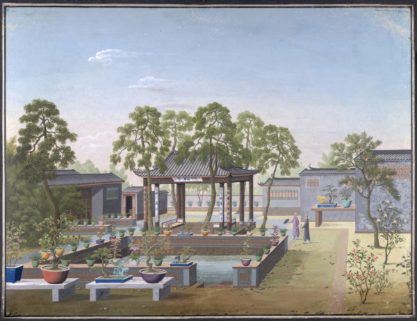 Chinese garden, 1800-1805.  Creator: Unknown.