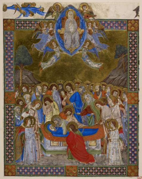 Dormition of the Virgin, c1400-1425.  Creator: Unknown.