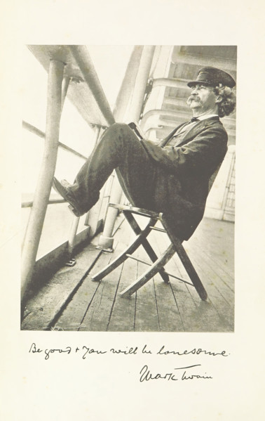 Mark Twain, 1897. Creator: Unknown.