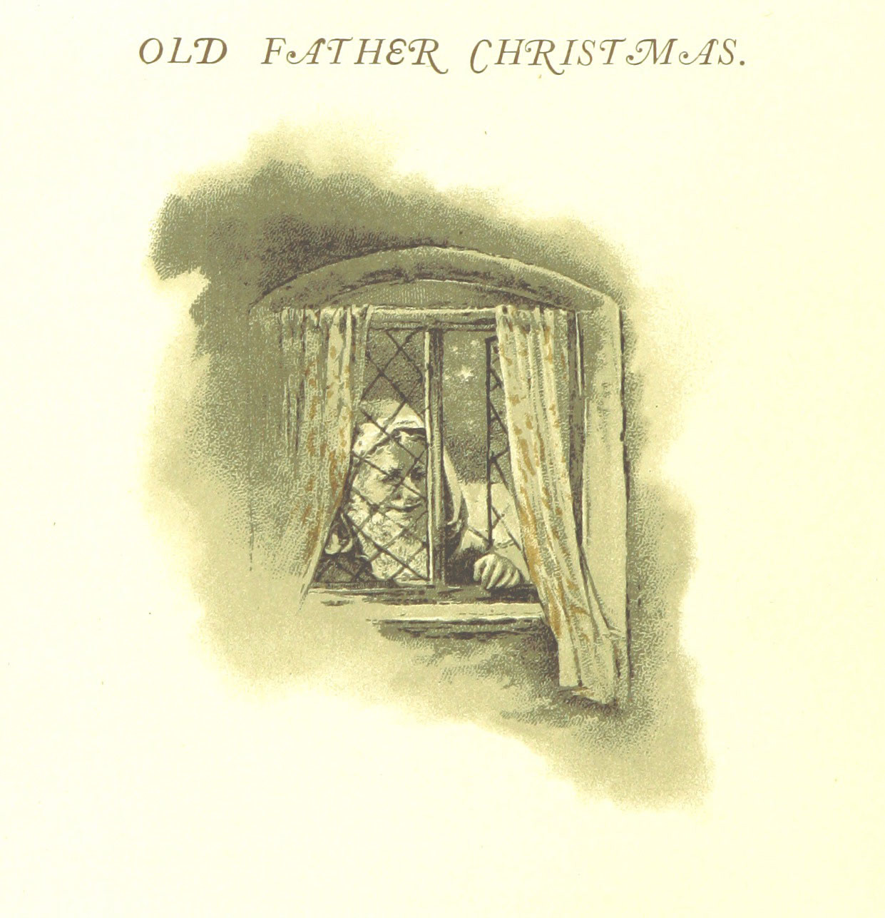 Old Father Christmas, Picture-Book, 1888. Creator: Lizzie Lawson Mack.